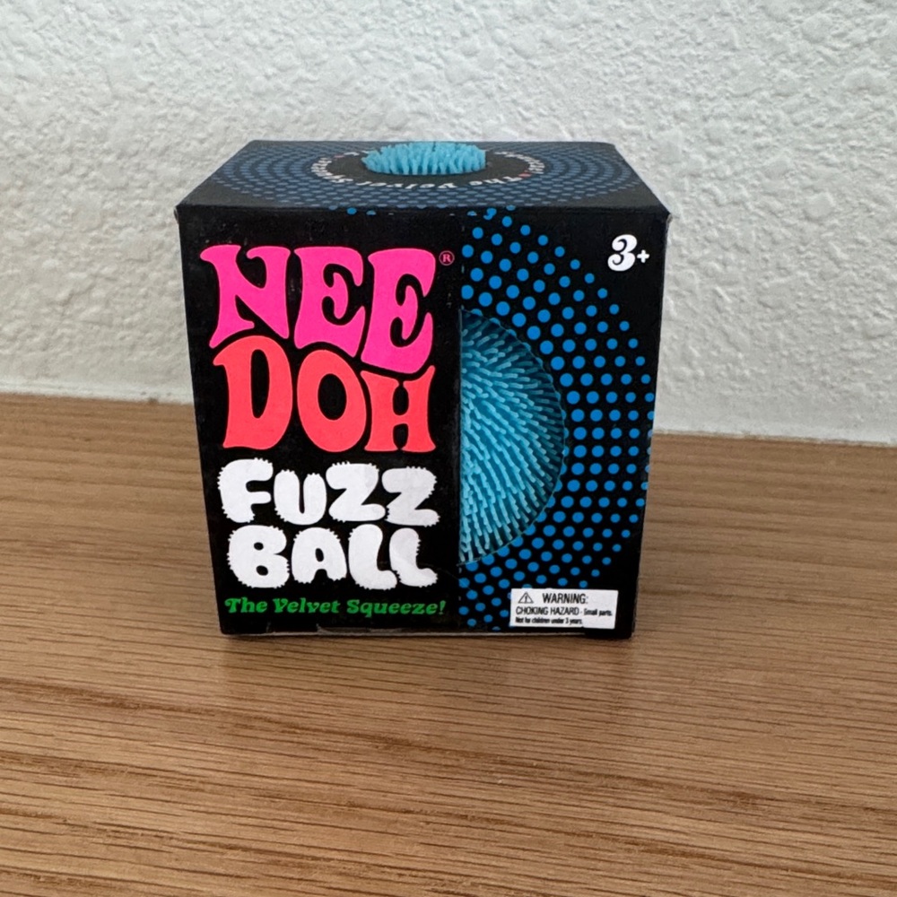 Needoh fuzzball in blue